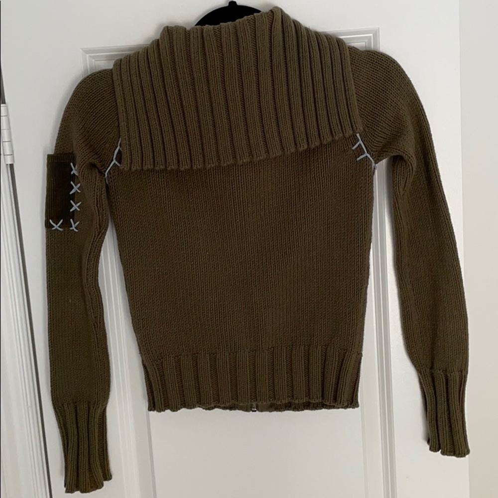 JLO Fitted knit zip-up XS - Picture 2 of 3